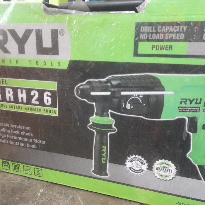 ✨New Ori Mesin Bor Beton Ryu Rrh 26 Rotary Hammer Terbatas