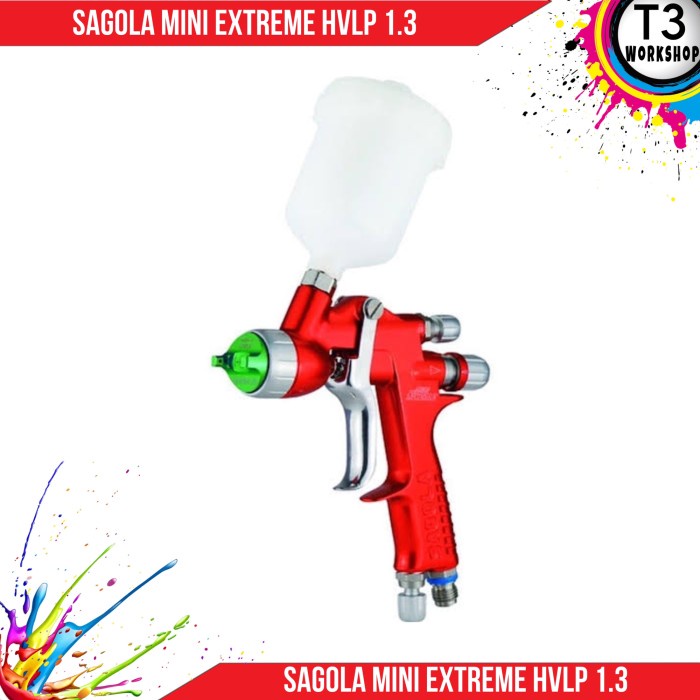 ✨New Ori Sagola Mini Xtreme Hvlp 1.0 / 1.2 / 1.3 Berkualitas