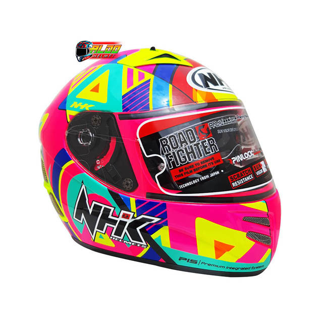 [Ori] Helm Nhk Terminator Pigment Pink Fluo / Helm Terlaris Berkualitas