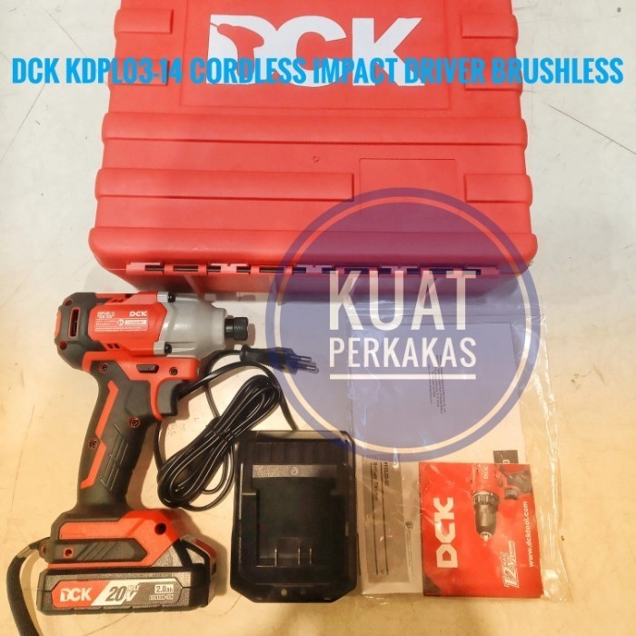 [New] Dck Cordlees Impact Driver Brushless Kdpl03-14Dm Diskon