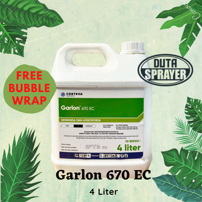[New] Garlon 670 Ec 4 L Herbisida Arborisida Gulma Berkayu 4L 4 Liter Terbatas