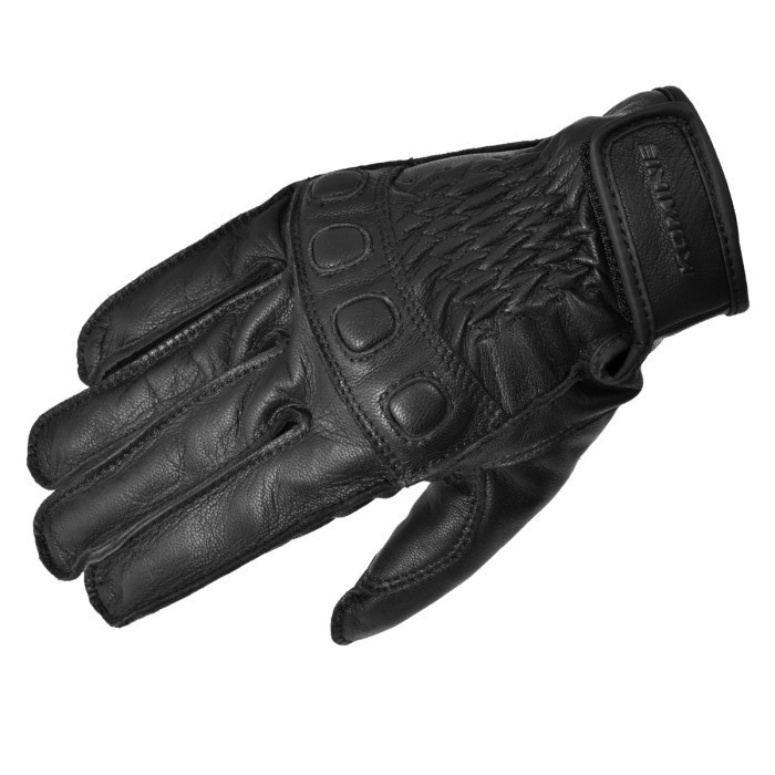 [Ori] Komine Glove Gk 720 Leather Black Vintage  Sarung Tangan Motor Kulit Berkualitas