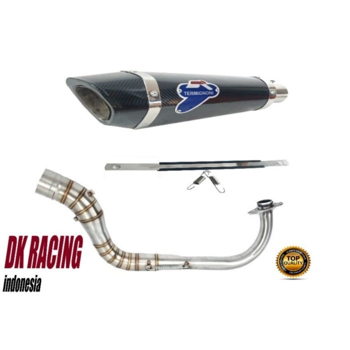 [Original] Knalpot Racing Suzuki Spin 125 Termignoni Carbon High Peforma Limited