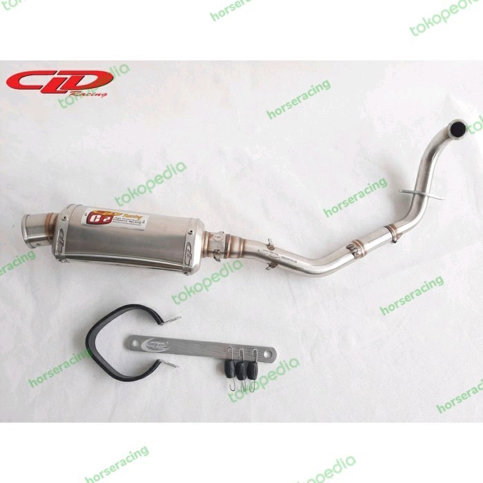 [Original] Knalpot Cld Ori Genio Beat Deluxe All Scoopy New 2021 Tipe C2 Oval Limited