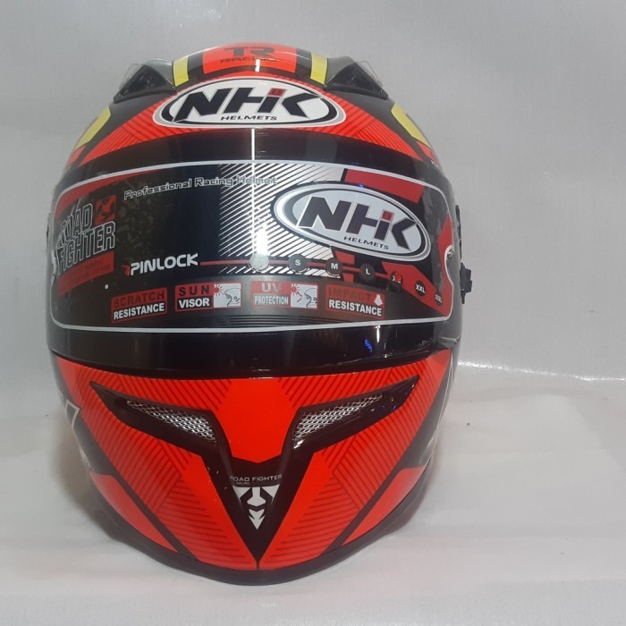 [New] Helm Nhk Terminator T Proton Black/Orange Limited