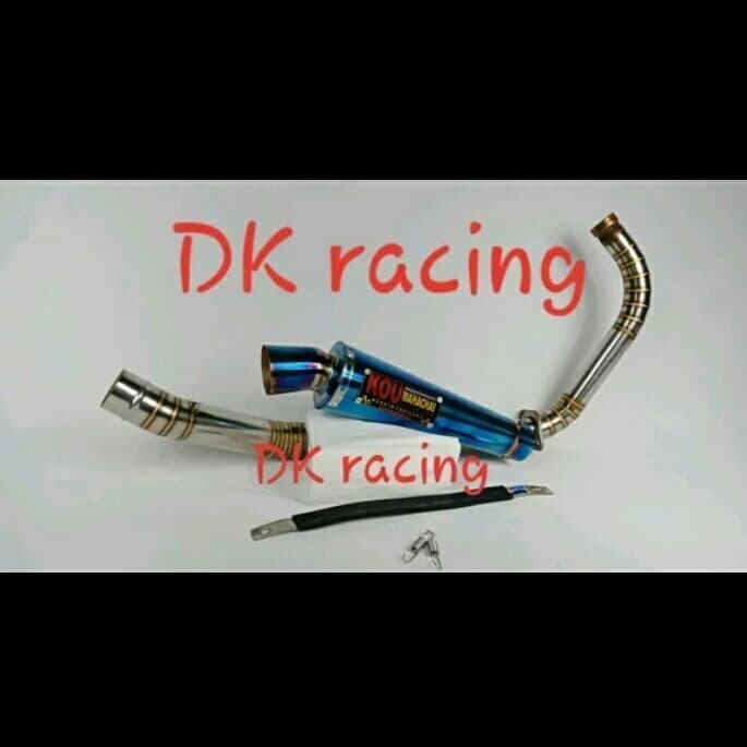 [Original] Knalpot Racing Honda Sonic 150 R Kou Bluemon Full Cacing Terbaru
