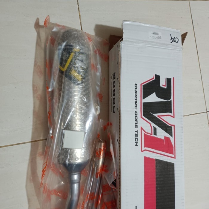 [Original] Knalpot Recing Norifumi Rv1 N4 Logo New Yellow Kawasaki Klx 150 Berkualitas