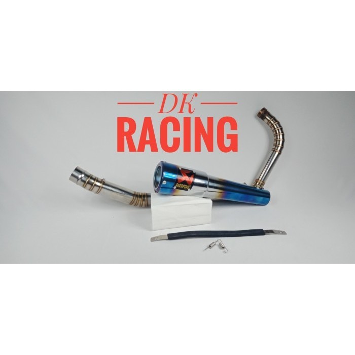 [Original] Exhaust Knalpot Racing Honda Cb 150 R Lama Akrapovic Gelas Biruu Fullc Limited