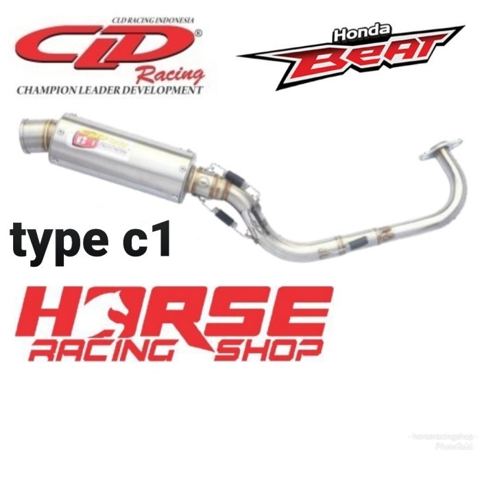 [Original] Knalpot Cld Honda Beat Scoopy Type C1 Bulat Terbaru