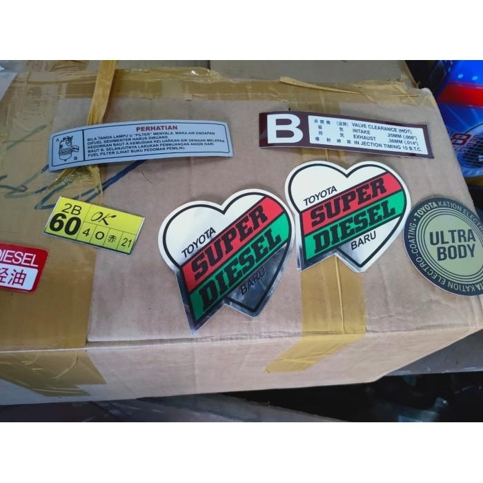 Stiker Bj40 Set Hardtop Diesel