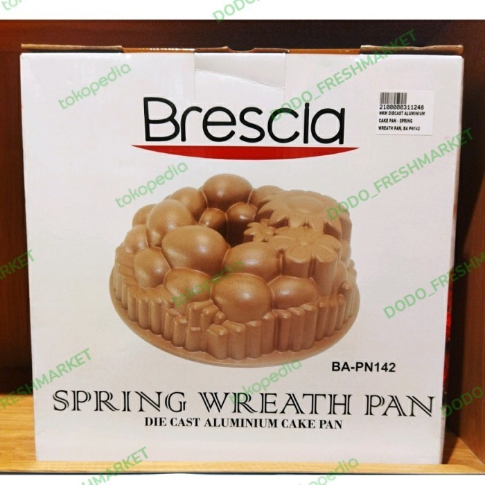 

[New Ori] Brescia Die Cast Aluminium Cake Pan - Spring Wreath Pan Terbatas