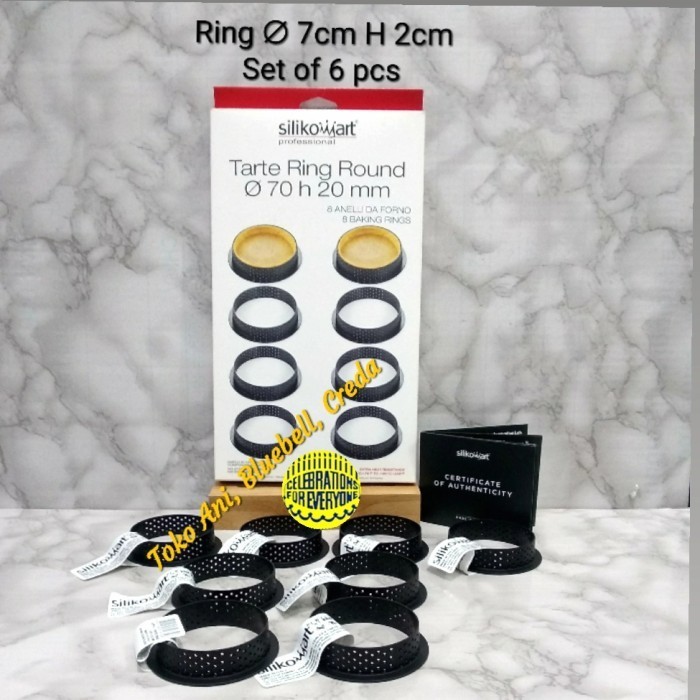 

[New Ori] Silikomart Tarte Ring Round 7Cm Limited