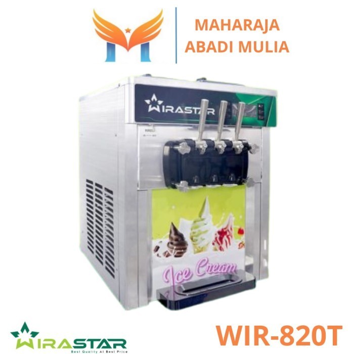 [New] Mesin Es Krim Soft 3 Tuas Wirastar Wir-820T Soft Ice Cream Diskon