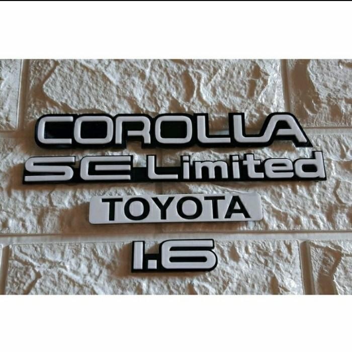 Emblem Bagasi Set Corolla Twincam Ae92 Hand Made