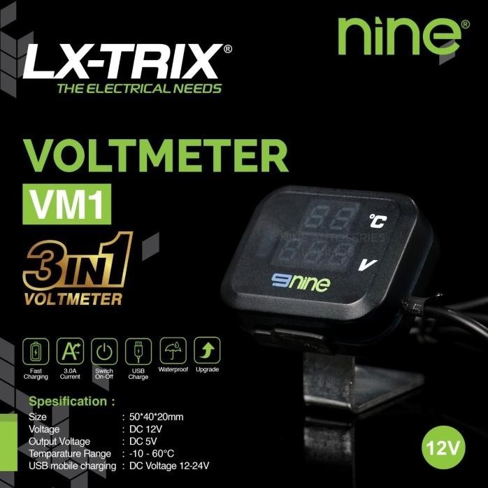 Sale Volmeter Digital Universal 3In1 Vm1 Ori Nine Lx Trix Bay Luminos Usb Gratis Ongkir