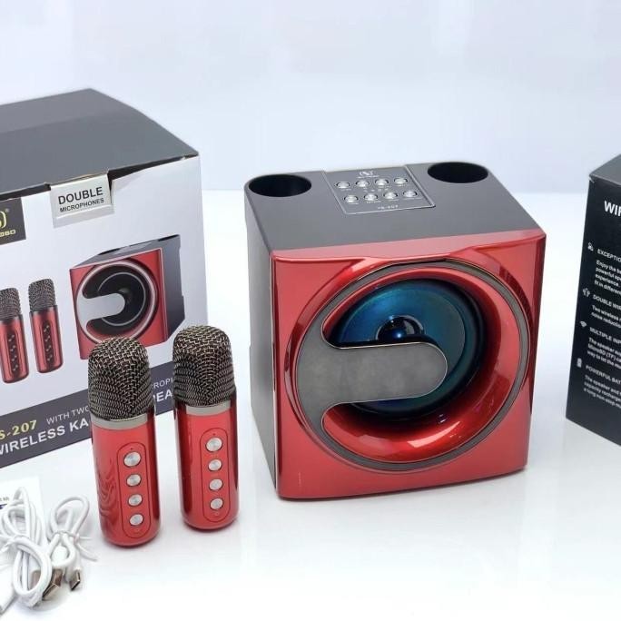 100W Speaker Bluetooth YS207 Subwoofer aktif Mp3 player FM Radio