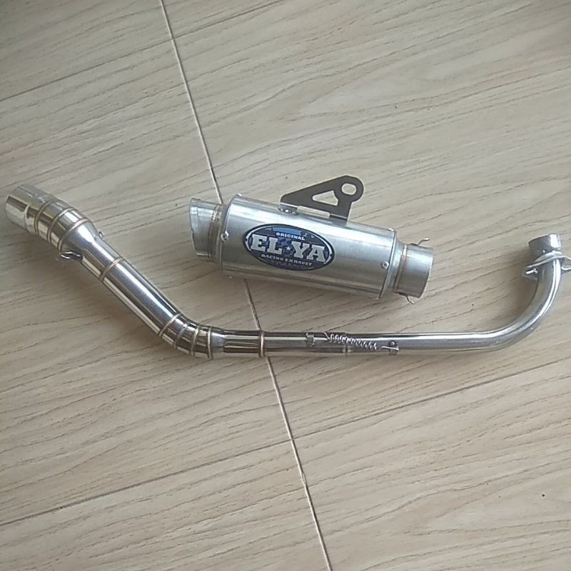 KNALPOT RACING ELYA ORIGINAL model CLD MONSTER ALL BEBEK JUPITER Z VEGA REVO SUPRA DLL