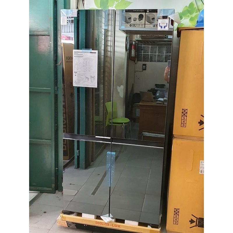 [Baru] Kulkas Hitachi R-Wb64Vgd0X Mir 569 Liter Inverter Rwb64Vgd0X Mirror Terbaru