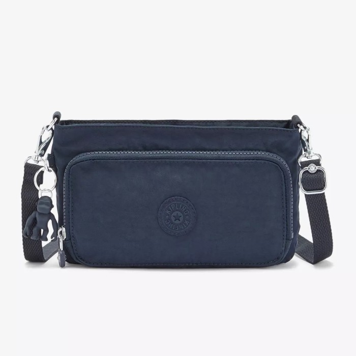 ✅New Kipling Myrte Original Tas Selempang Wanita - Blue Bleu 2 Terbatas