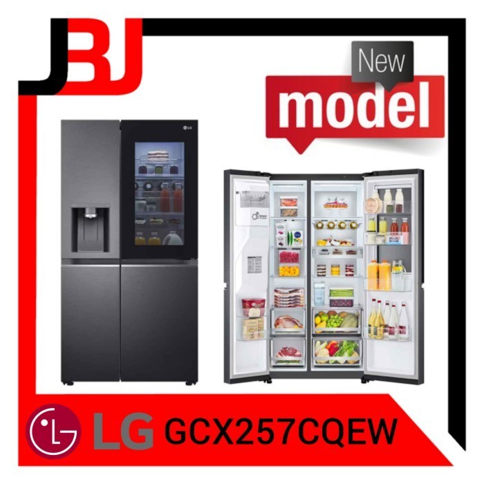[Baru] Kulkas Lg Side By Side Gcx257Cqew Kulkas Inverter Gcx257Cqew Gcx257 Berkualitas