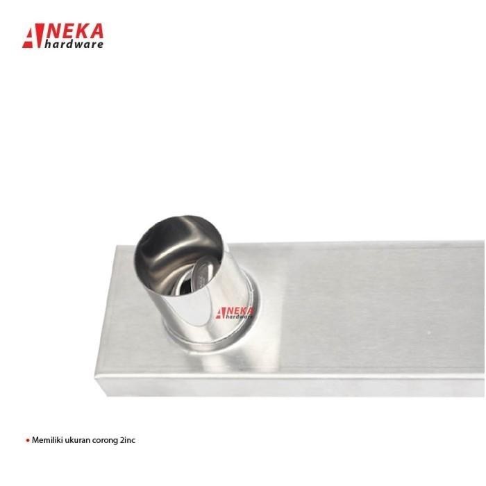 Floor Drain Saringan Air Panjang Minimalis Lubang Samping