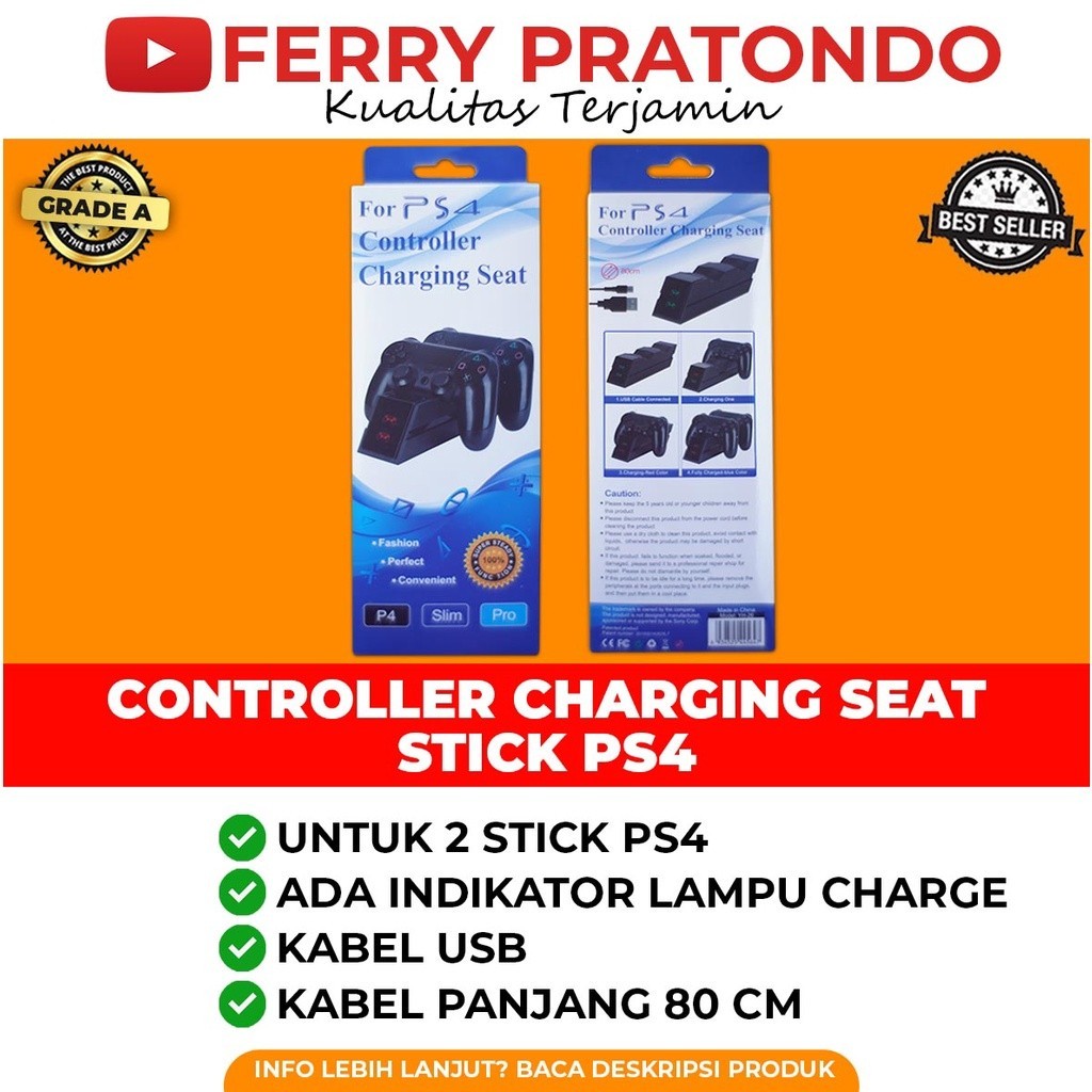 [LIMITED QUALITY] Charging Dock Stick PS4