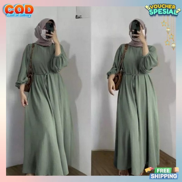 Dres Syar'I Syari Sar I Gamis Wanita Terbaru 2024 Gsmis Muslim Buat Lebaran Ori Modern Saryi Sari Pe