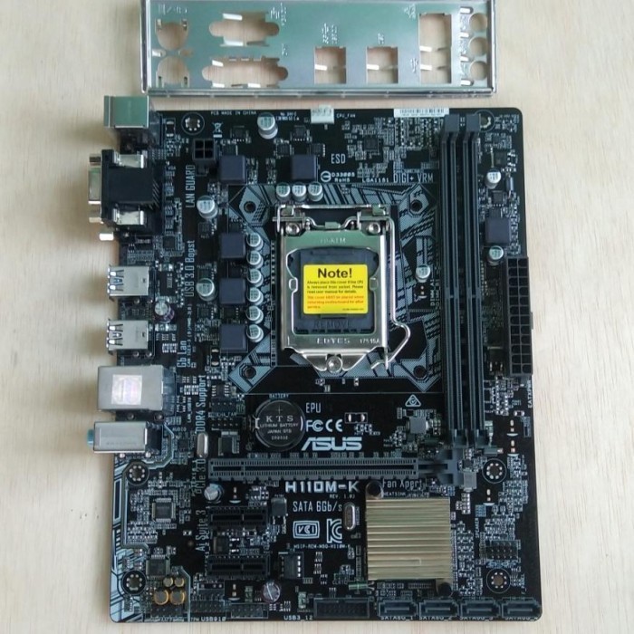 motherboard mobo ASUS H110m-C/H110m-K LGA1151 DDR4