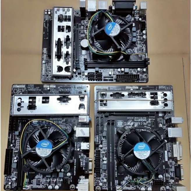 PAKETAN i3 6100 DDR4/Motherboard mobo H110M DDR4 + PROCESSOR i3 6100 +