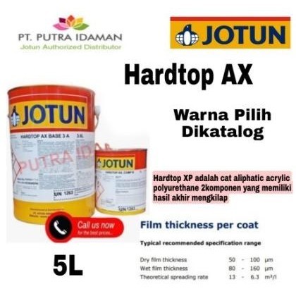 Jotun Cat Kapal / Hardtop Ax 5 Liter / Cat Jotun Marine Premium Berkualitas