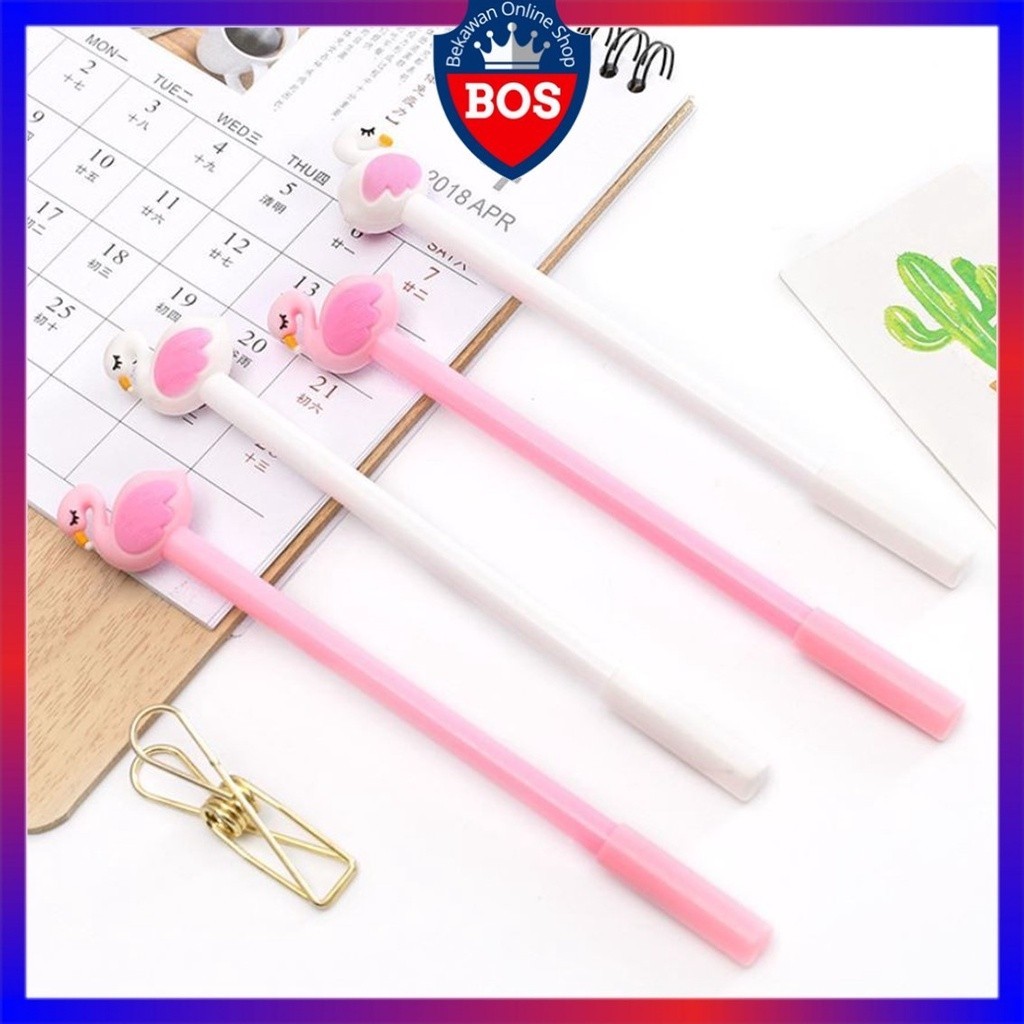 

Market1688 PENA KARAKTER FLAMINGGO LUCU PULPEN STATIONARY