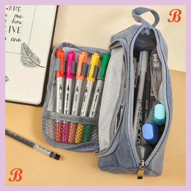 

| KG | JOYKO PENCIL CASE KOTAK TEMPAT PENSIL ALAT TULIS RAPI PC-5003