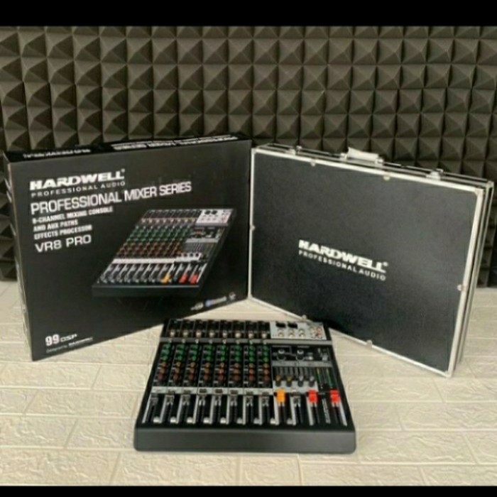 [New] Mixer Audio Hardwell Vr 8 Pri Original Mixer Hardwell Vr8 Pro Berkualitas
