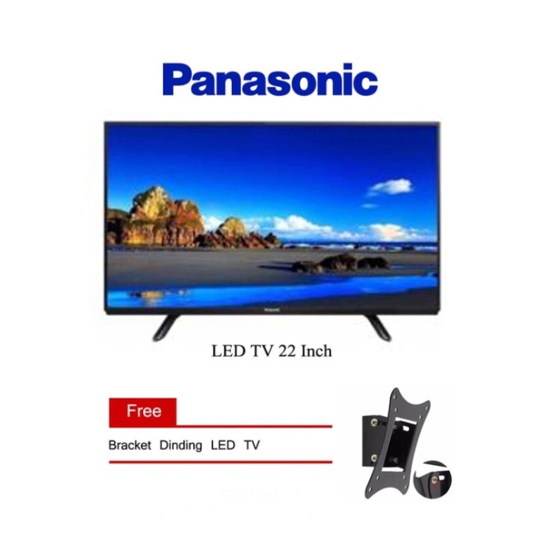 [New] Led Panasonic 22 Inch 22E302Breket Led Terbaru
