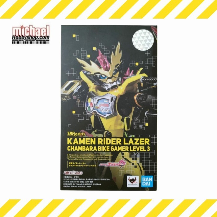 [Ori] Bandai Premium Shf Kamen Rider Lazer Chambara Bike Gamer Level 3 Diskon