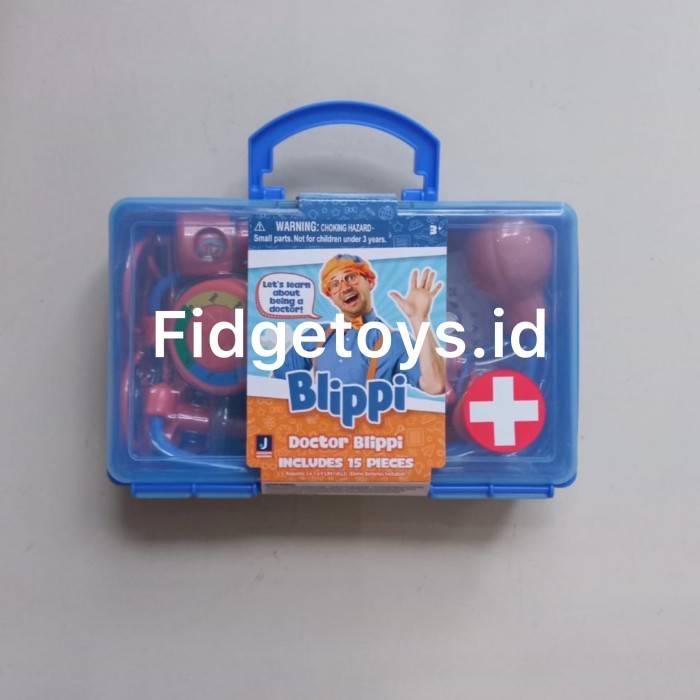 [Original] Blippi Doctor Playset - Stethoscope Glasses Blood Pressure Arm Band Diskon