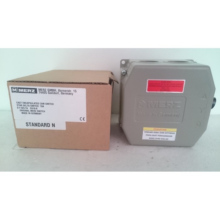 [New] Merz Gs16-K Cam Switch Ohm Saklar Star Delta 16A 16 Amp Standard N Limited