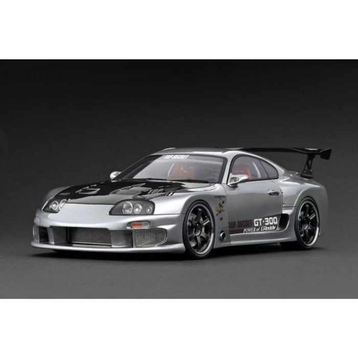 [Original] 1:18 Top Secret Gt300 Supra Jza80 Silver Diskon