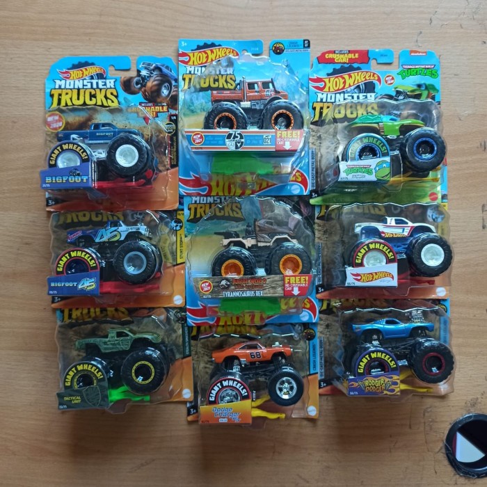 [Original] Hotwheels Hot Wheels Monster Trucks Grosir Dus Segel Ori Sni Terbatas