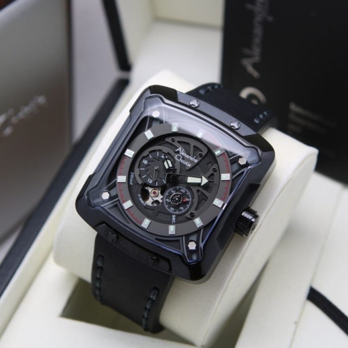 ✅New Jam Tangan Pria Original Alexandre Christie Ac3030Mc Black Berkualitas