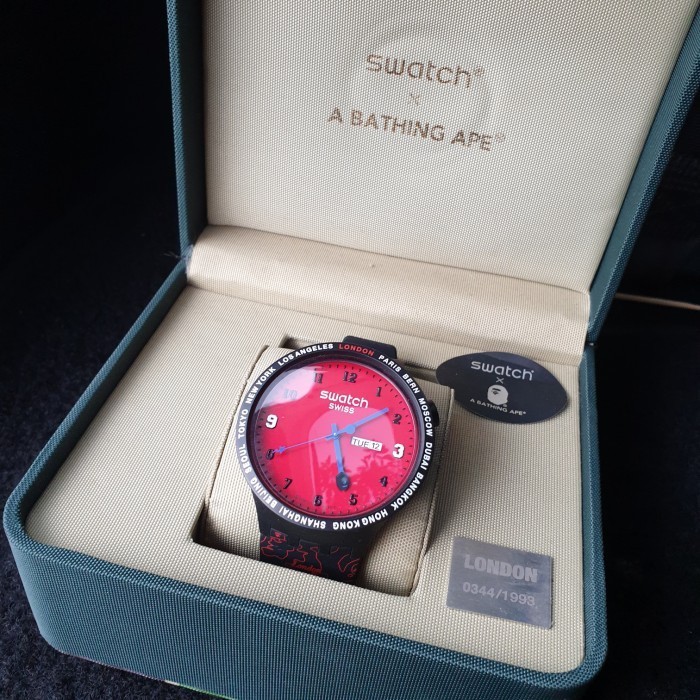 ✅New Swatch Bape Limitid Terbatas
