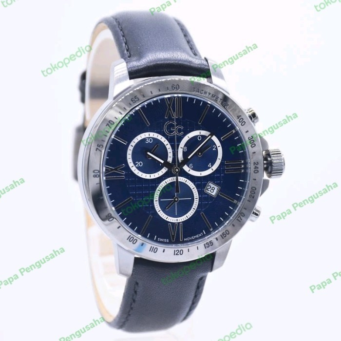 ✅New Ori Gc Guess Collection Y91003G7Mf Pria Swiss Movement Original Garansi Terbaru