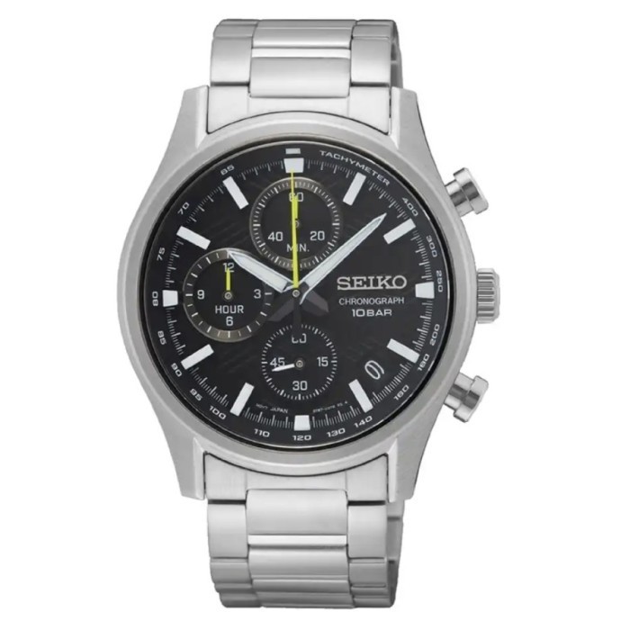 ✅Ori Seiko Gents Ssb419P1 Quartz Chronograph Sapphire Black Dial Ssb419 Limited