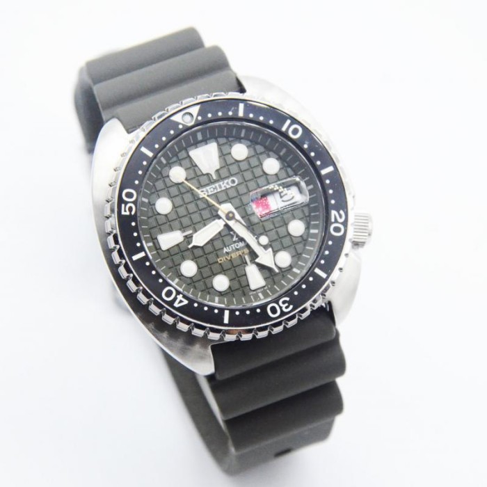 ✅New Ori Jam Tangan Pria Seiko Srpe05K1 Automatic Rubber Karet Original Murah Berkualitas