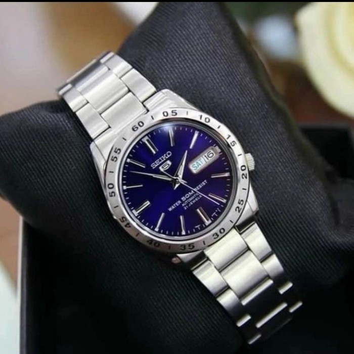 ✅Ori Jam Tangan Seiko 5 Automatic Original Snkd99K1 Silver Blue Terbaru