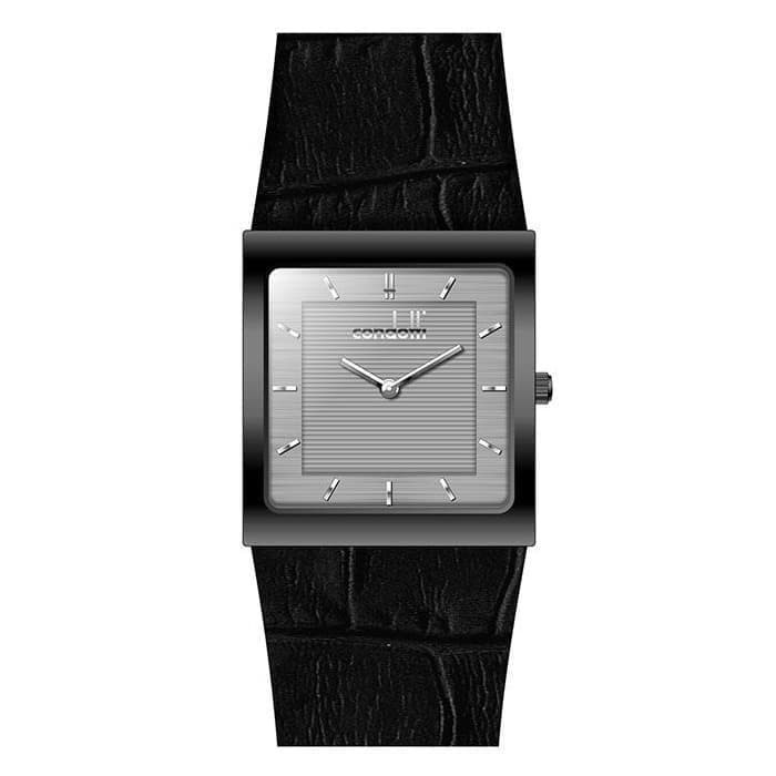 ✅New Ori Condotti Cn2109-Gn08-L03 Piazza Fratello - Jam Tangan Pria -Kulit Grey Diskon