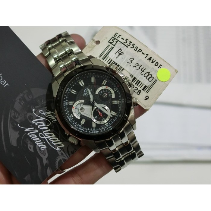 ✅Original Jam Tangan Casio Edifice Ef-535Sp Original Ef-535Sp-1Avdf Chronograph Terbaru