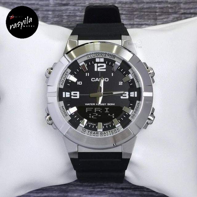 ✅Original Casio Amw-870 / Amw870 - 1Avdf Black Berkualitas