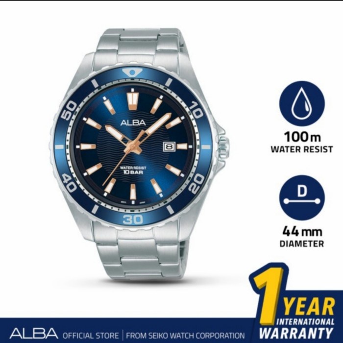 ✅Ori Jam Tangan Pria Alba Ag8L25 Alba Ag8L25X1 Terbaru