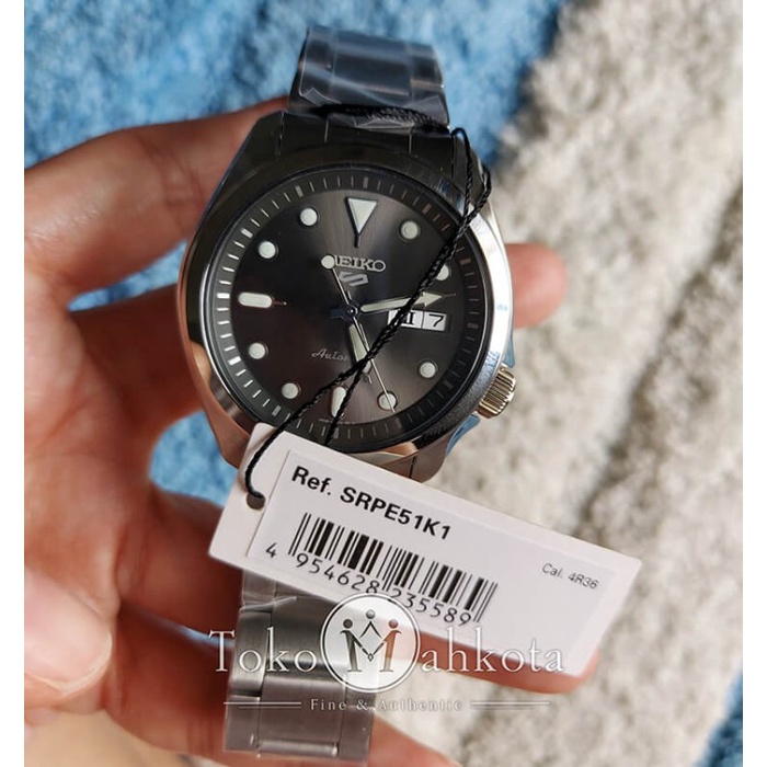 ✅Original Seiko 5 Sports Grey Dial Srpe51 / Srpe51K1 Terbaru